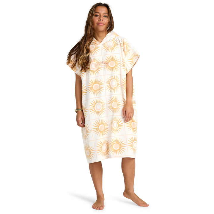 Billabong Damen Poncho Hooded Towel - Sunkissed Yellow
