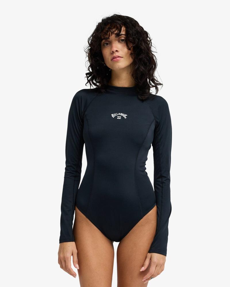 Billabong Damen Surfsuit Tropic Langarm - Black Pebble