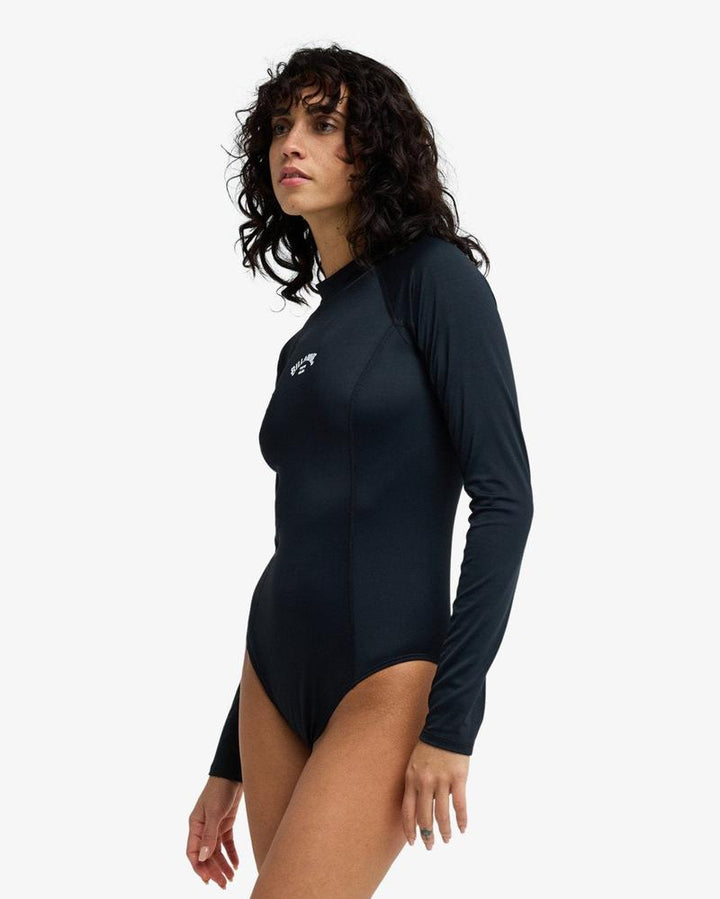 Billabong Damen Surfsuit Tropic Langarm - Black Pebble