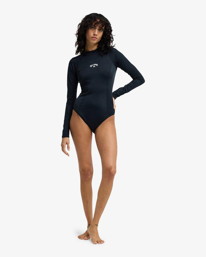 Billabong Damen Surfsuit Tropic Langarm - Black Pebble