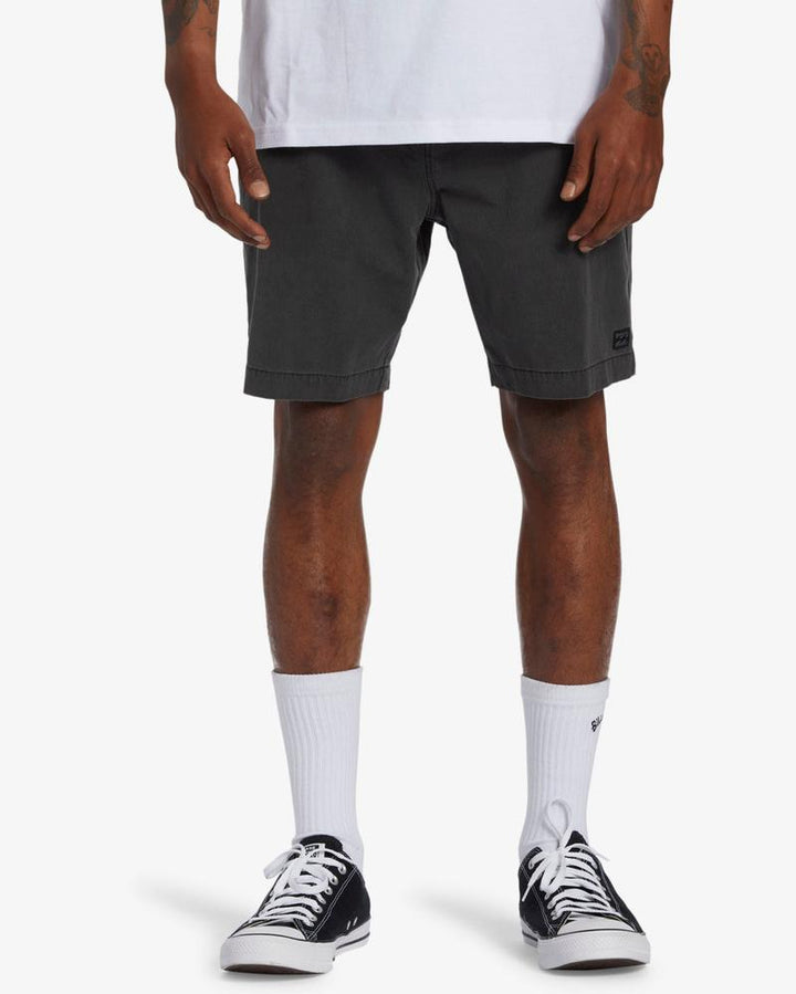 Billabong Herren Hybrid Shorts Crossfire Wave Washed - Washed Black