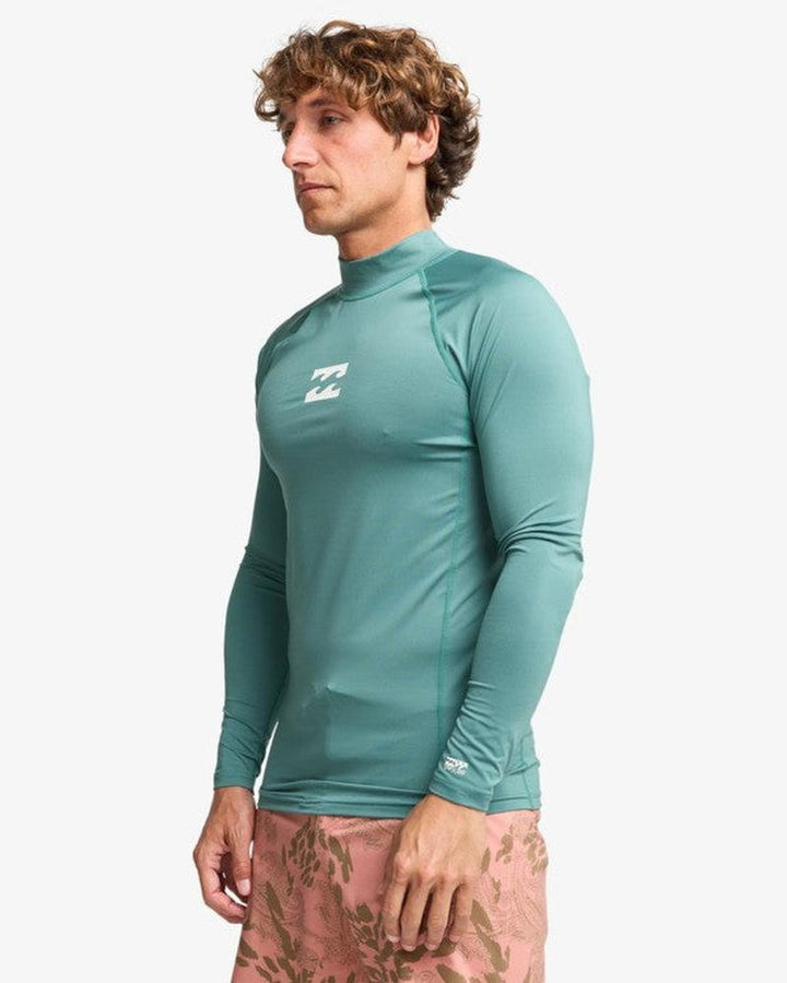 Billabong Herren Lycra Waves All Day Langarm - Sea Green