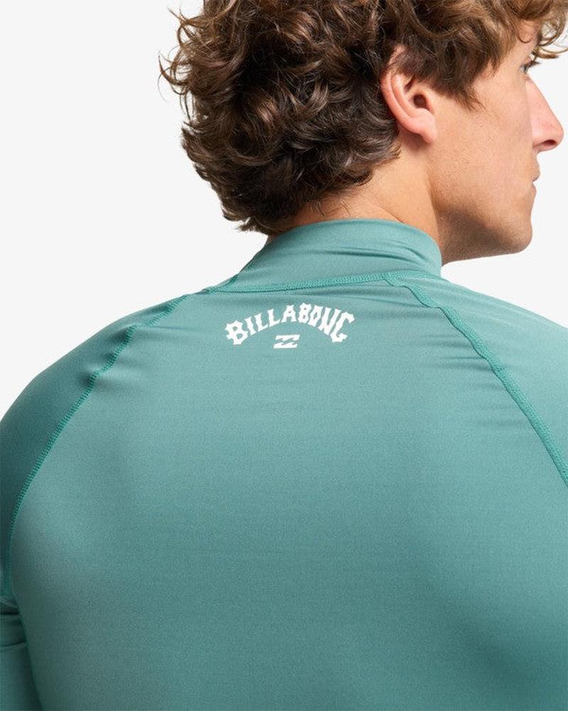 Billabong Herren Lycra Waves All Day Langarm - Sea Green