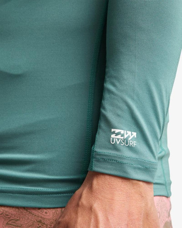 Billabong Herren Lycra Waves All Day Langarm - Sea Green