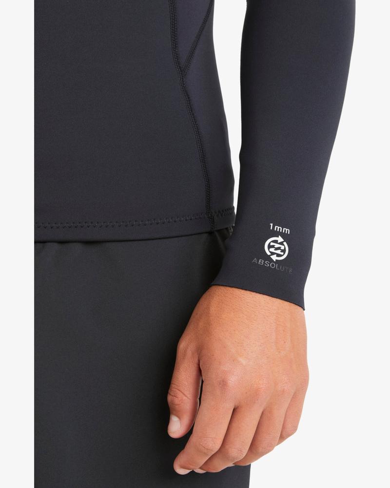 Billabong Herren Neopren Top 1/1 Absolute Natural Langarm - Black