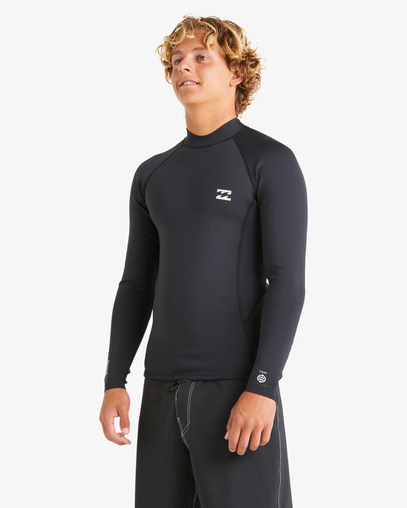 Billabong Herren Neopren Top 1/1 Absolute Natural Langarm - Black
