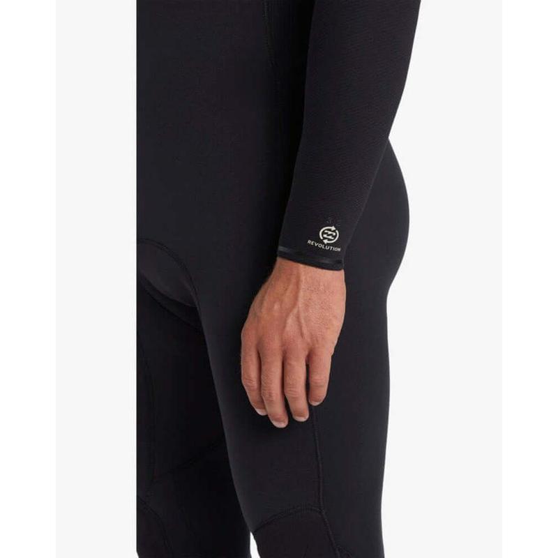 Billabong Herren Revolution Natural 3/2mm Chestzip Neoprenanzug - schwarz
