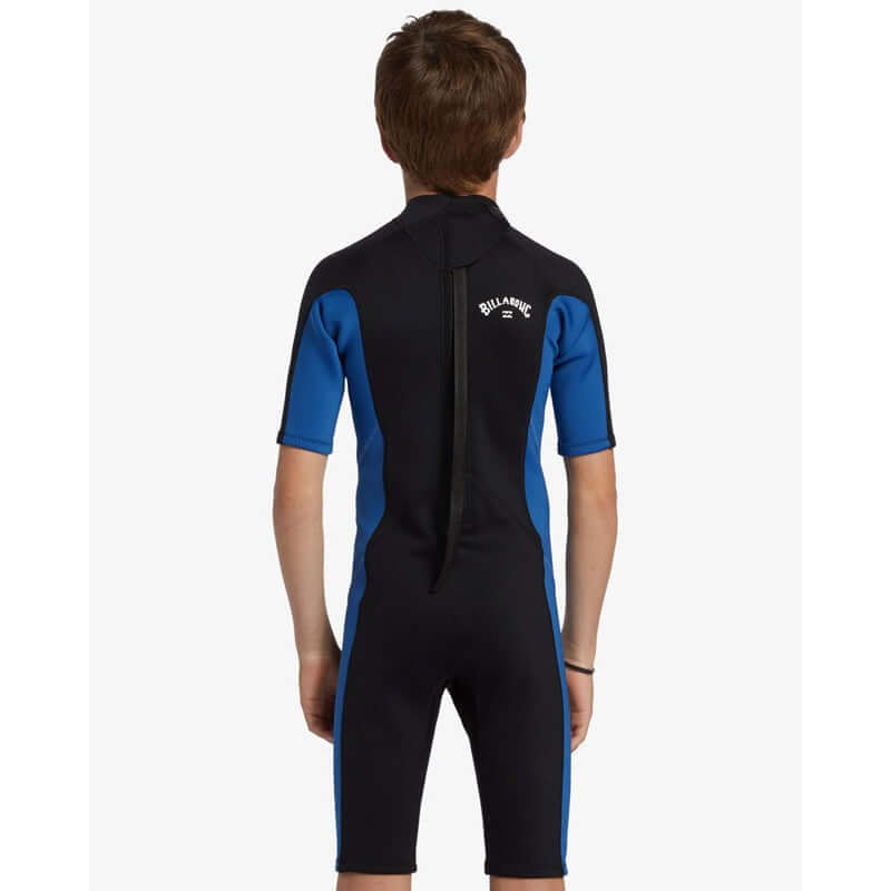 Billabong Kinder 2mm Ärmelloser Back Zip Springsuit Foil - Mid Blue