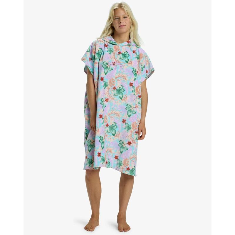 Billabong Poncho Hooded Towel - Coastal Blue