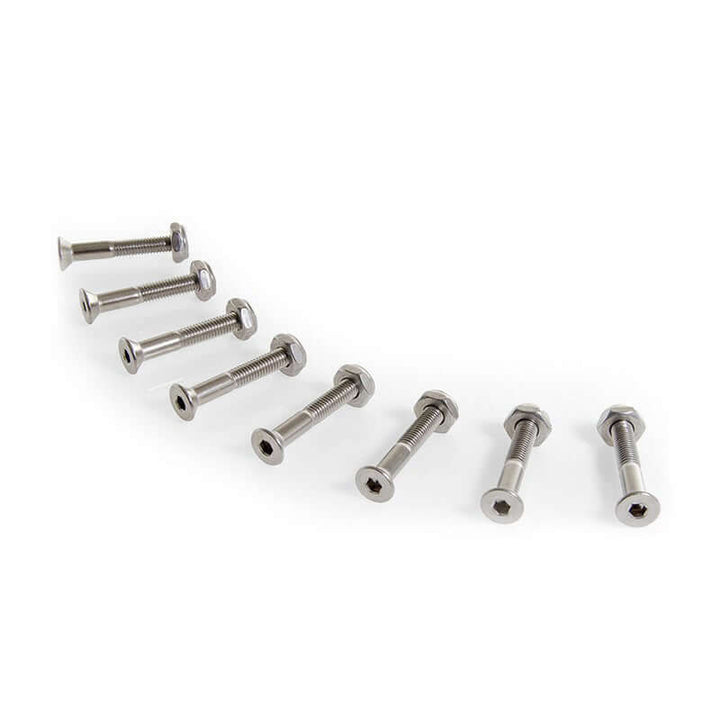 Carver Skateboard 1 1/4 Zin Plated Hardware Set