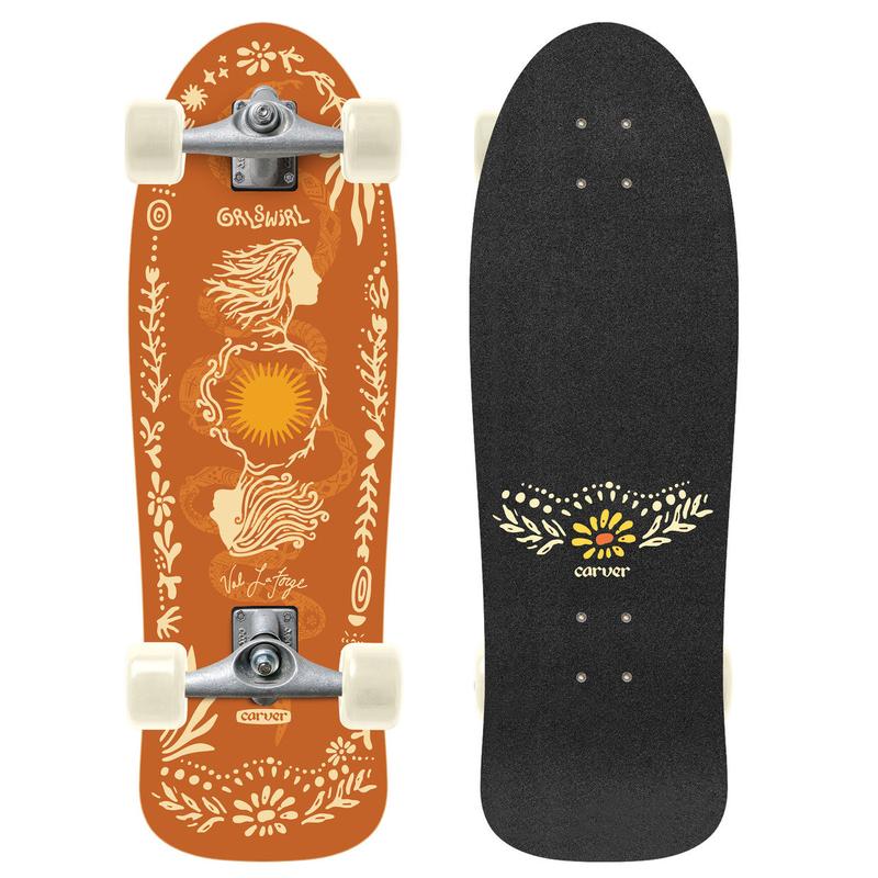Carver Skateboard 31" Sunflower GRLSWRL C7 (Complete)