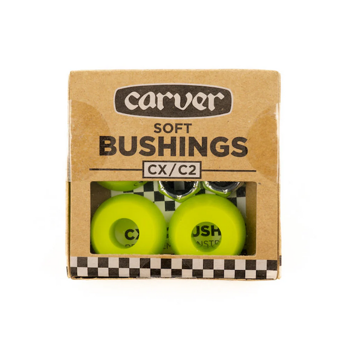 Carver Skateboard Bushings CX/C2 Soft - fluoro green