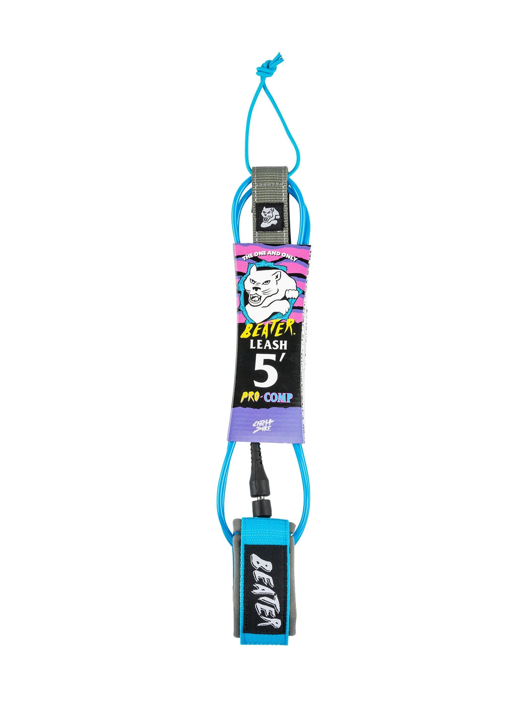 Catch Surf Beater 5'0" Pro Comp Leash - Blau / Grau