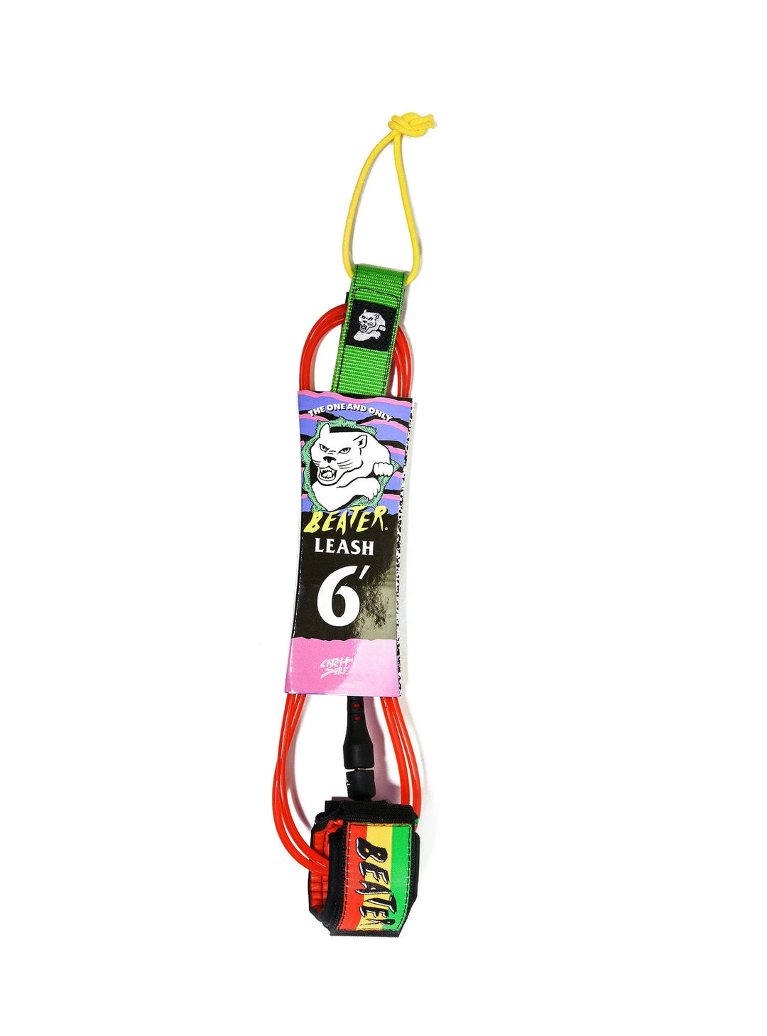 Catch Surf Beater 6'0" Regular Leash - Rasta