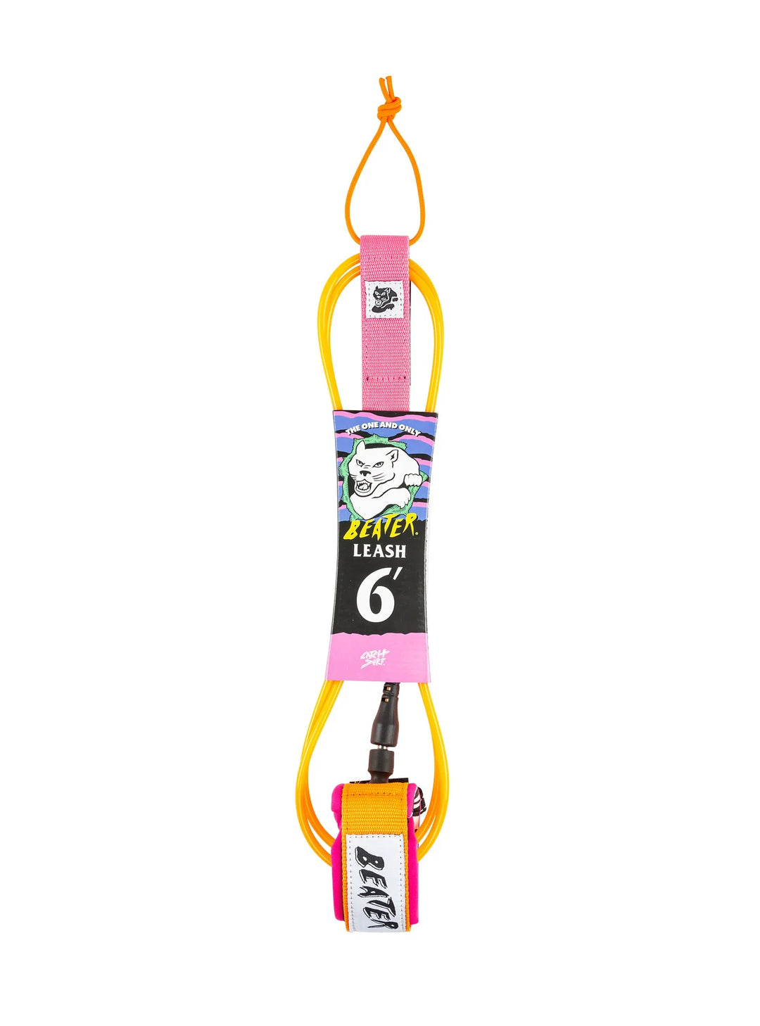 Catch Surf Beater Leash 6' - Orange/Rosa
