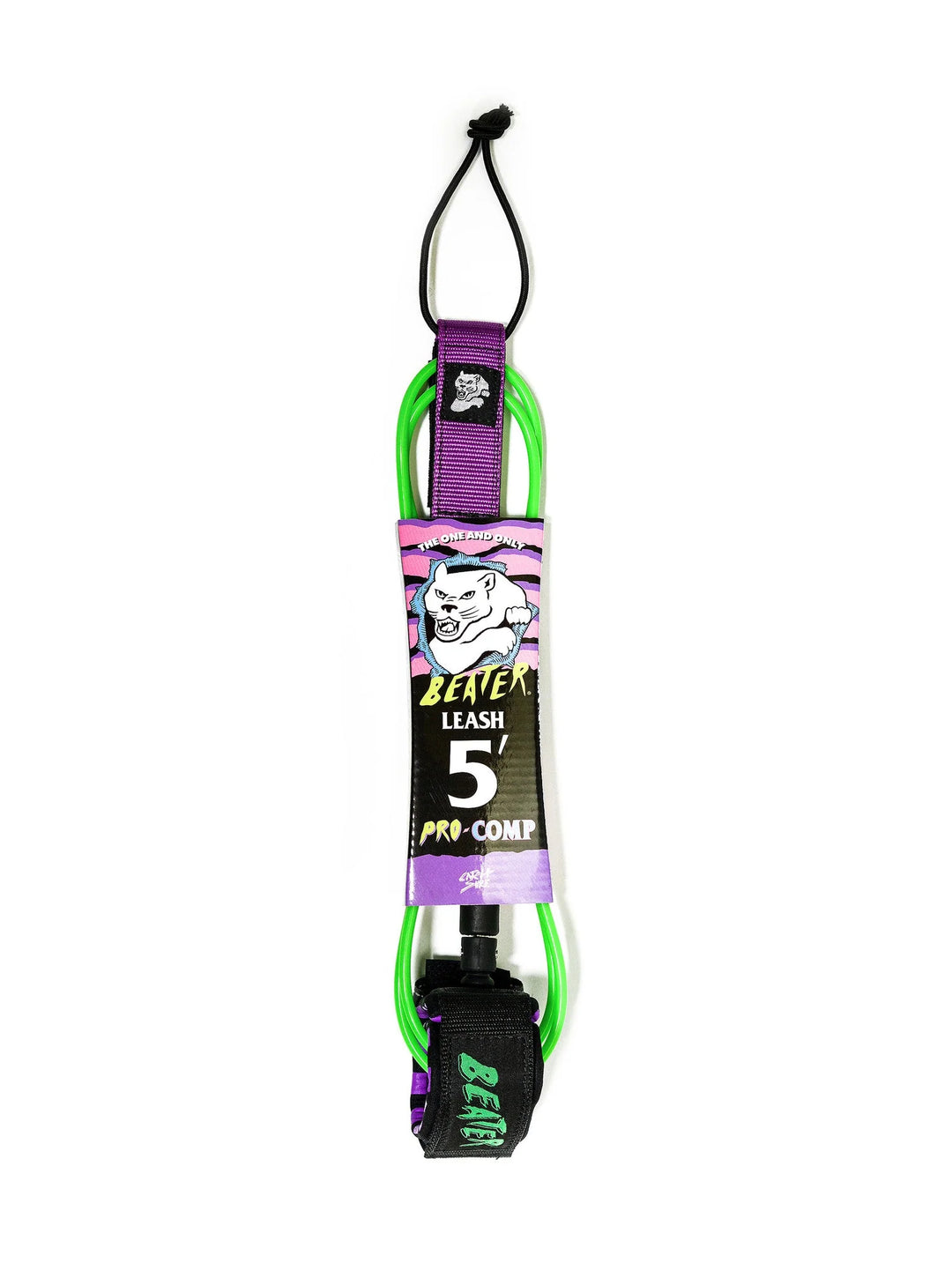 Catch Surf Leash Beater Pro Comp 5' - Grün/ Lila