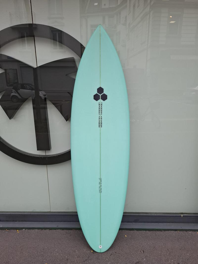 Channel Island Surfboards Twin Pin 6'1" - Aquagreen (Miete)