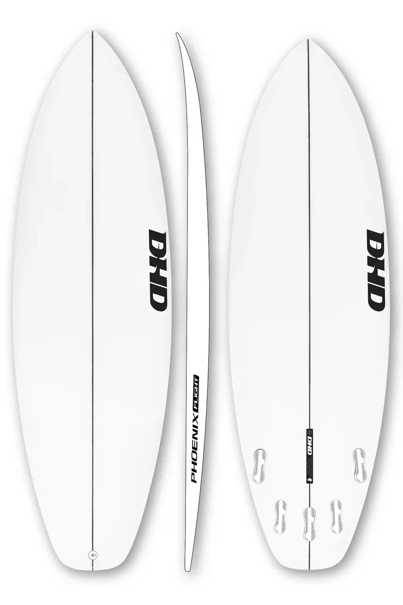 DHD Surfboards Phoneix Flight 6'0" - clear