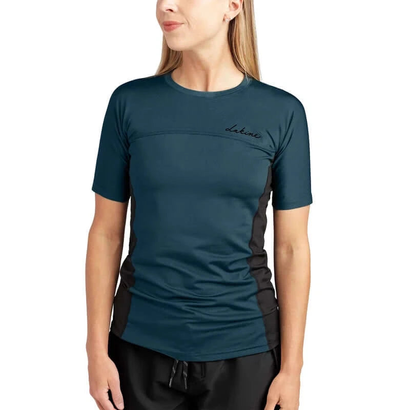 Dakine Damen kurzarm Lycra HD Snug Fit - galactic blue