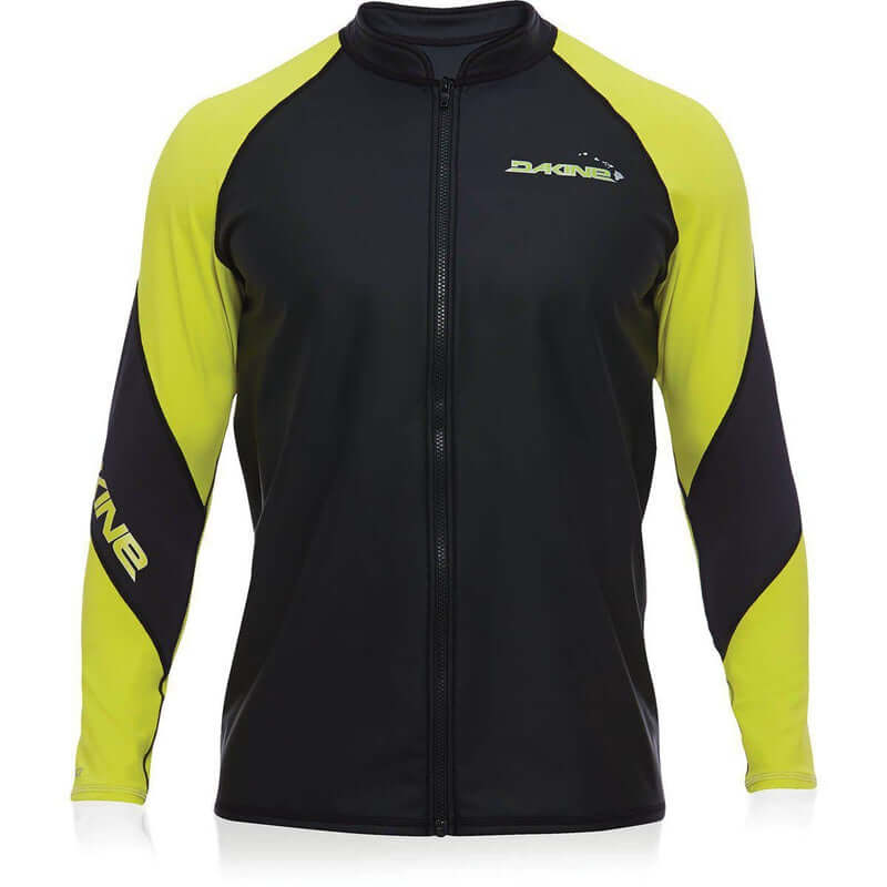 Dakine Herren Furnace L/S Front Zip Jacket Lycra - black/citron