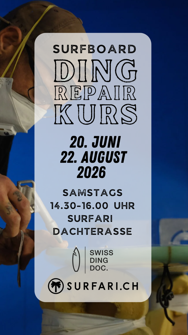 Atelier de réparation de planches de surf par Swiss Ding Doc