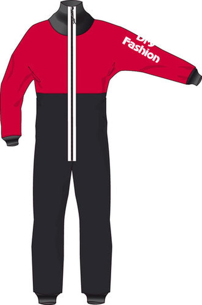 Dry Fashion Trockenanzug SUP-Advance Pro + - schwarz/rot
