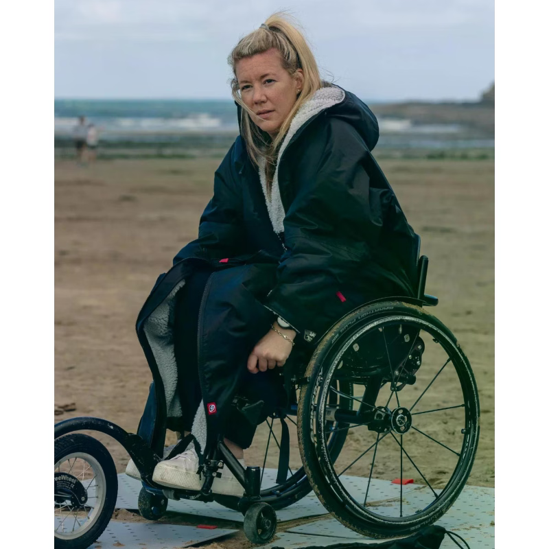 Dryrobe Poncho Adapt - Black Grey