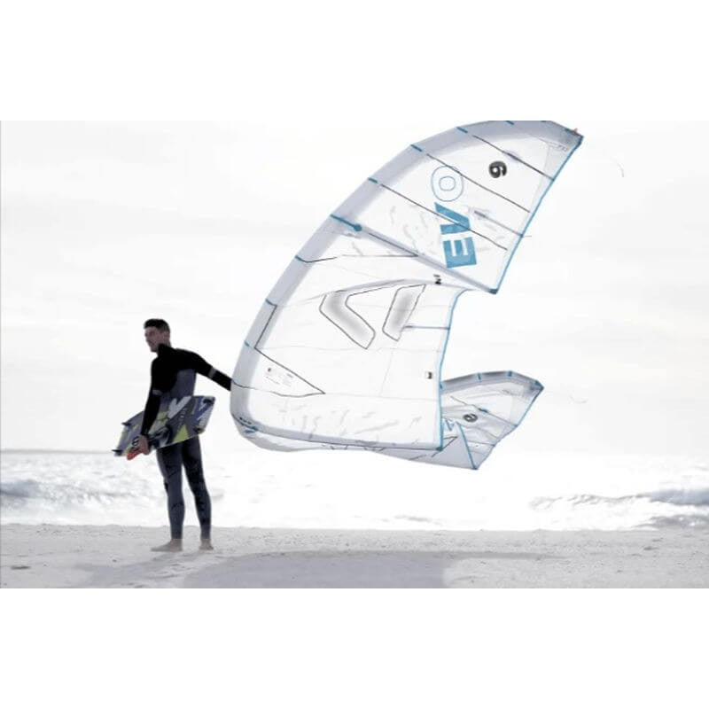 Duotone Kite Evo Concept Blue 2024 - undyed white