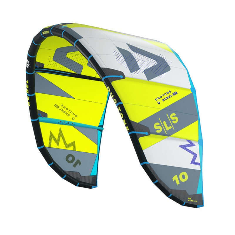 Duotone Kite Rebel SLS 2024 - lime/dark grey