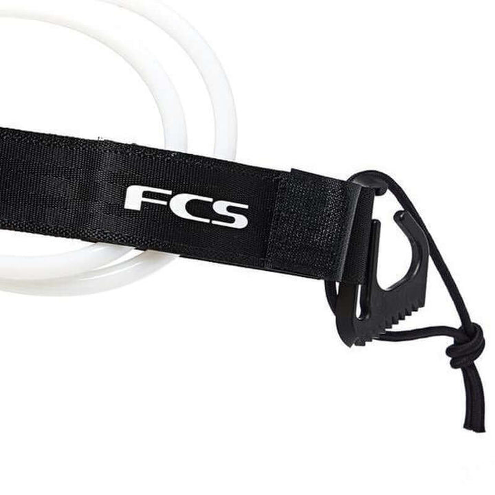 FCS 8'0 All Round Essential Leash - white/black