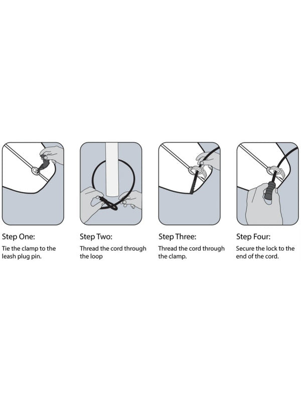 FCS Boardlock 3.0m - schwarz