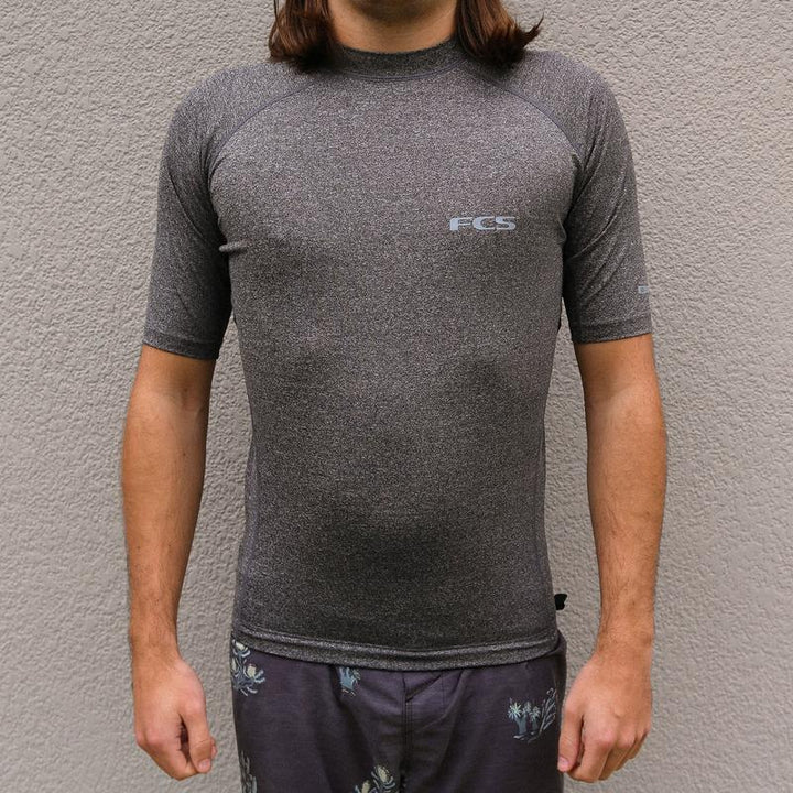 FCS Herren Lycra Essential kurzarm - Heather Grey