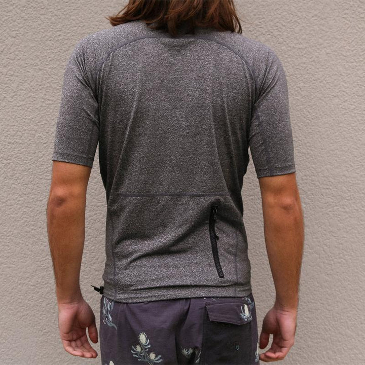 FCS Herren Lycra Essential kurzarm - Heather Grey