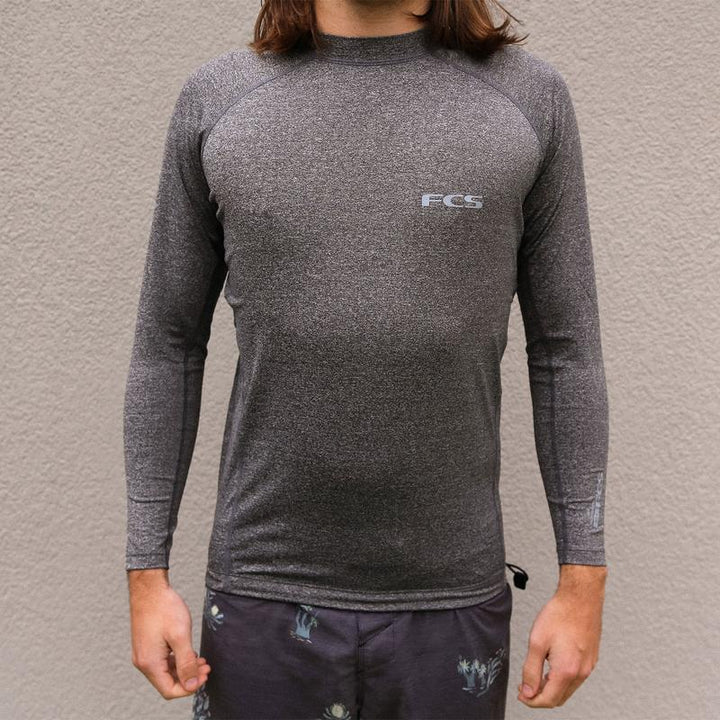FCS Herren Lycra Essential langarm - Heather Grey