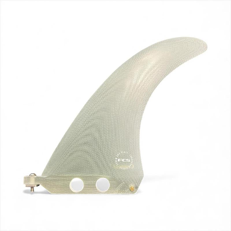 FCS I Connect Srew & Plate PG Longboard Finne - clear