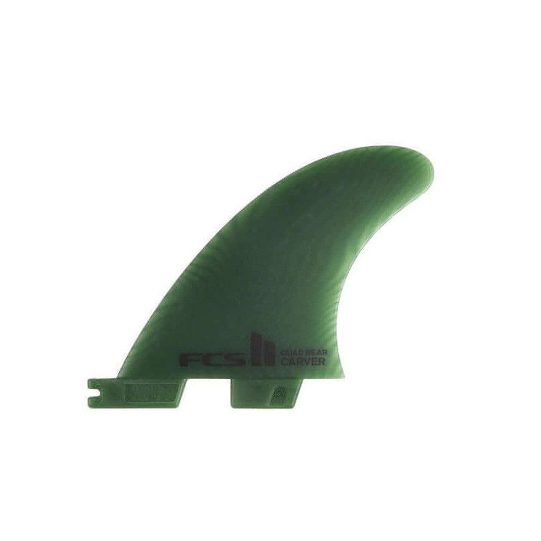 FCS II Carver Neo Glass Eco Quad Rear Fin Set - Sage