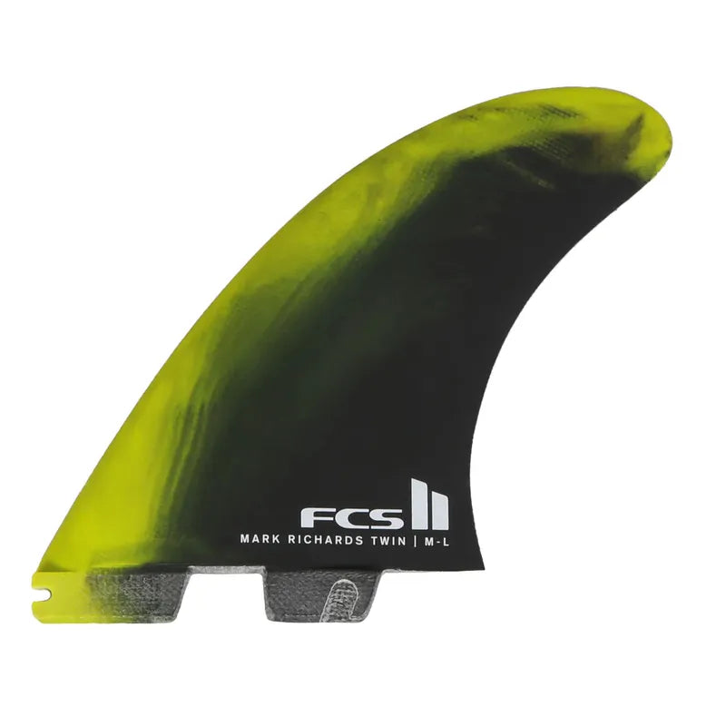 FCS II Finnen Mark Richards Twin +1 - Cyber Limeblack