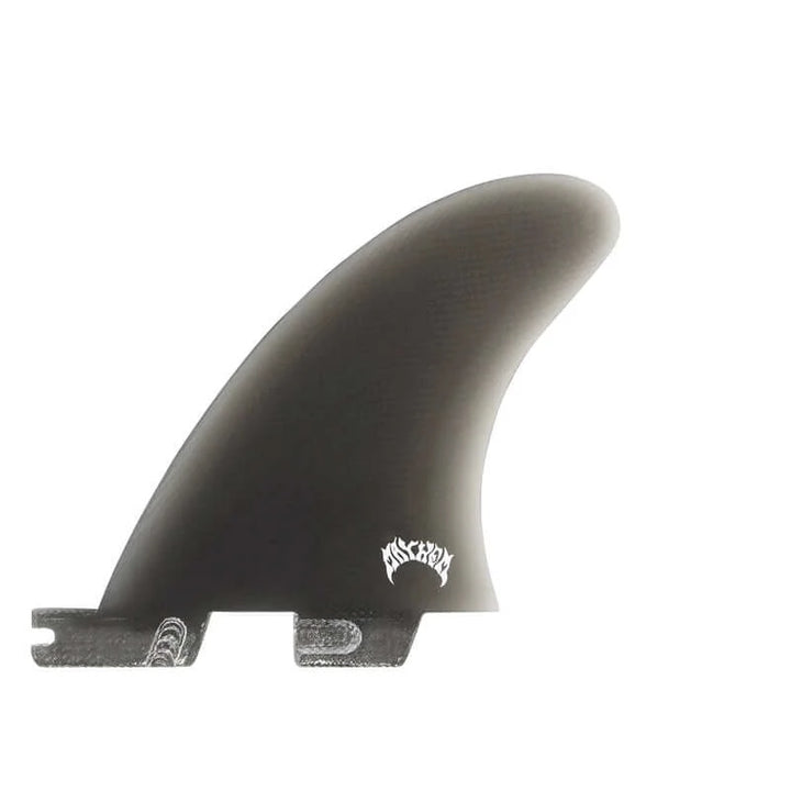 FCS II MB PG Split Keel Quad Fin Set Matt Biolos, Medium - Smoke