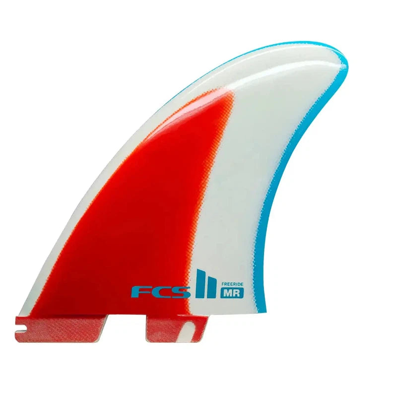 FCS II Mark Richards Freeride Twin Fins - Red/White