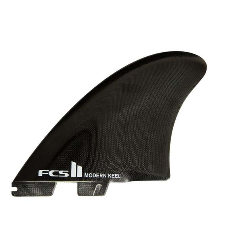 FCS II Modern Keel PC Twin Fin Set - Smoke