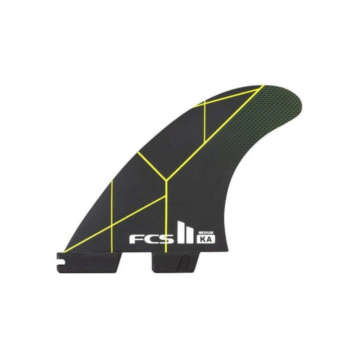 FCS II Tri Fins Set Athlete Series KA - Black/Acid