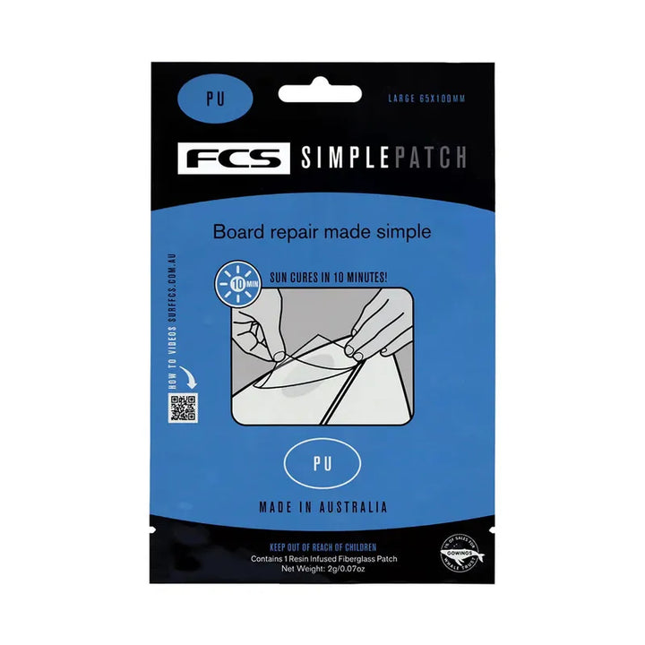 FCS Simple Patch Reparaturset Regular - PU (Polyester) 1 Stück