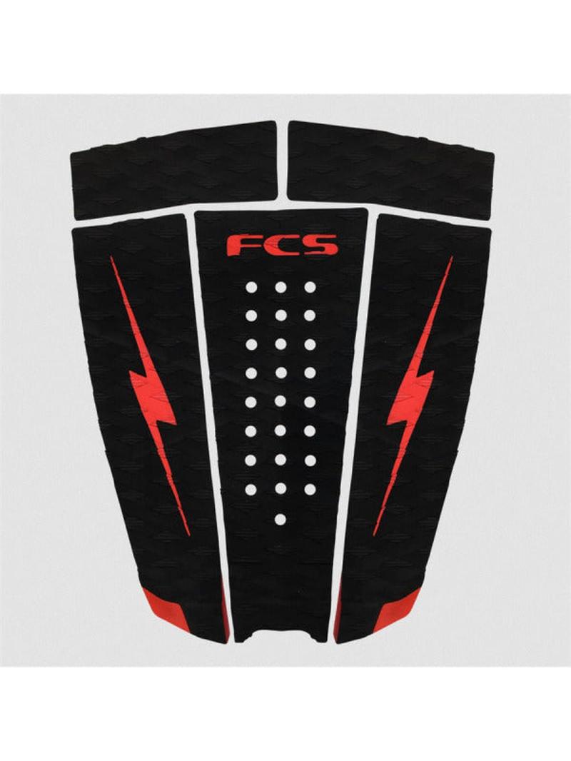 FCS Tail Pad Nathan Florence - Red Bolt