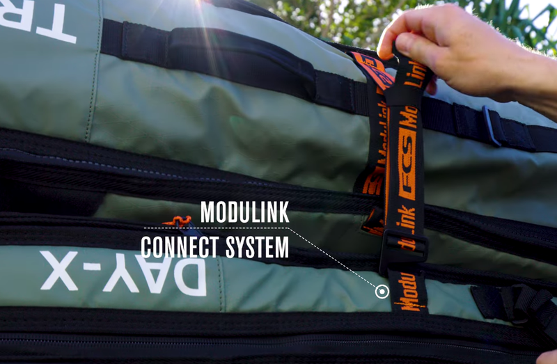 FCS Travel 1 Day-X Cover 9'2" Longboard - Alpine