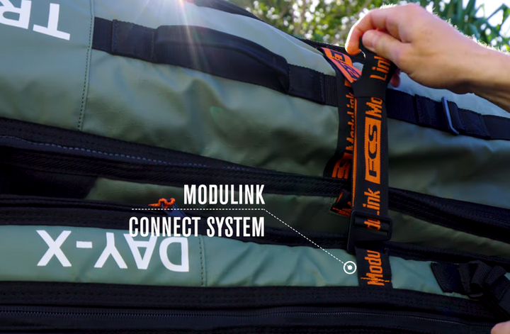 FCS Travel 1 Day-X Cover 9'2" Longboard - Alpine