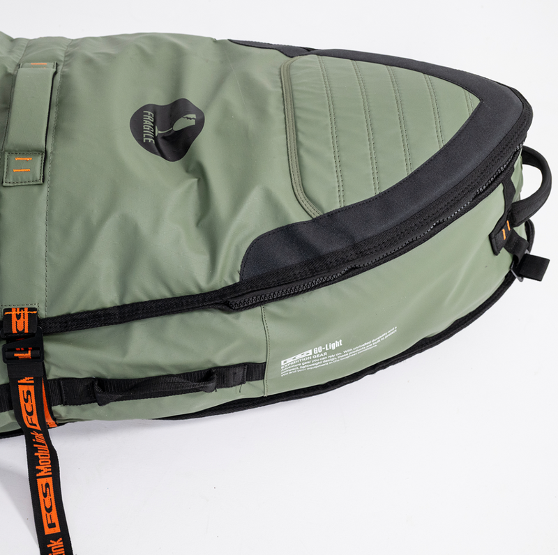 FCS Travel 2 Cover 6'7" Shortboard/Fish - Alpine
