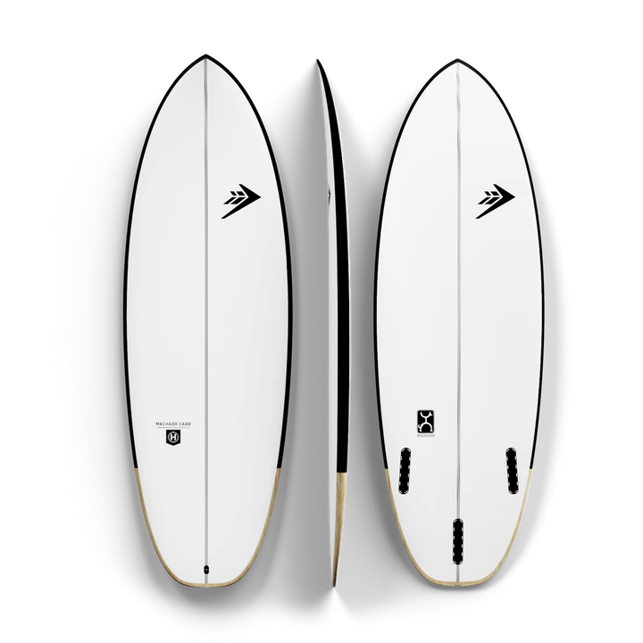 Firewire Surfboard Machadocado 5'4" Futures Helium - White / Black