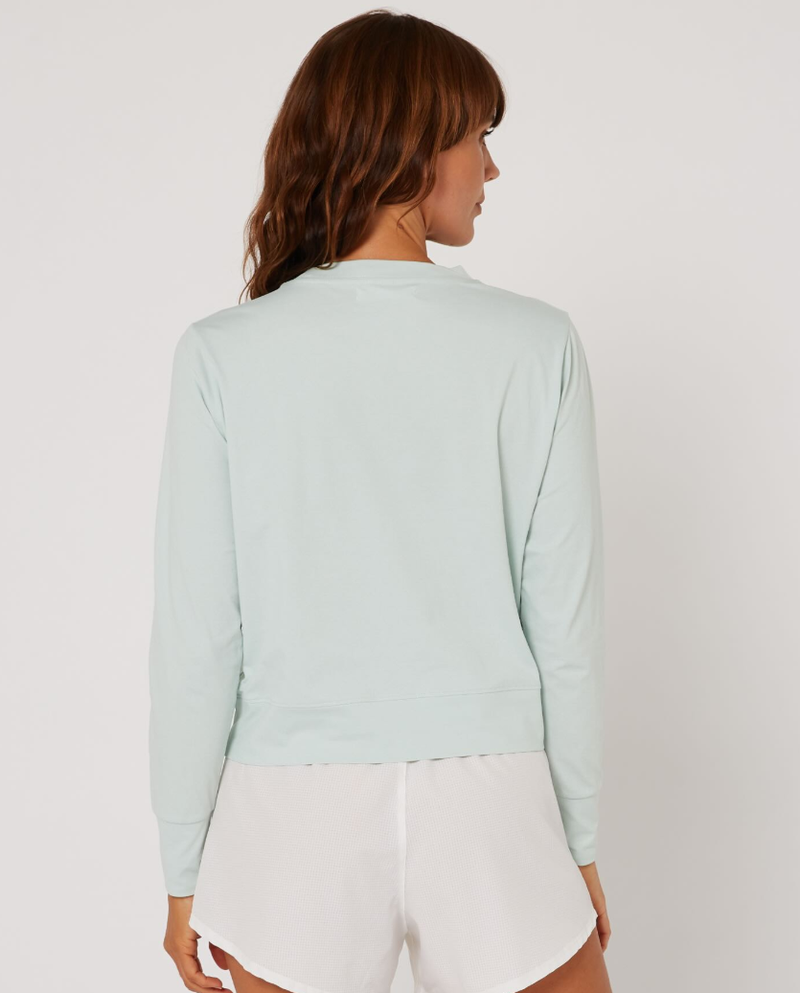 Follow Damen Lycra Langarm Elara Sun Tee - Light Petina