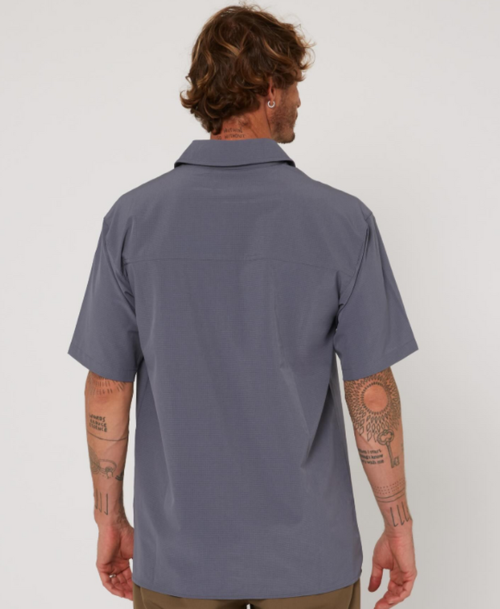 Follow Herren Lycra Tech Shirt Kurzarm - Slate