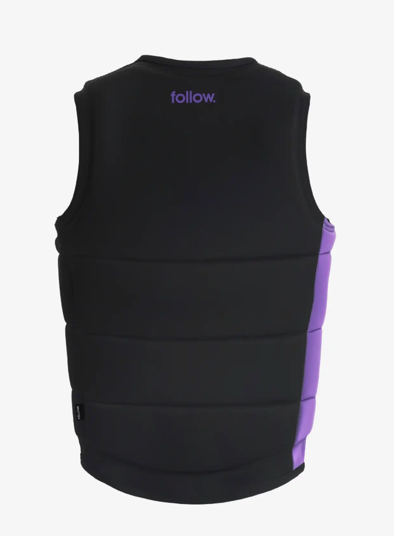 Follow Herren Weste Corp - black/purple